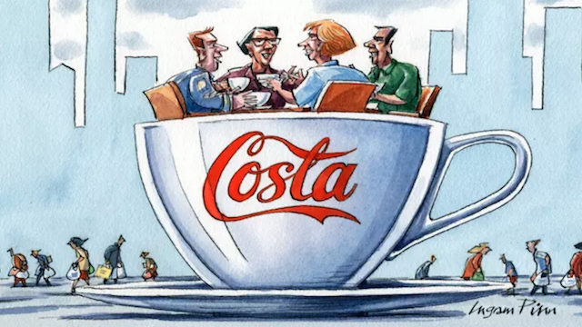 意大利人创办的英国Costa成了美国品牌