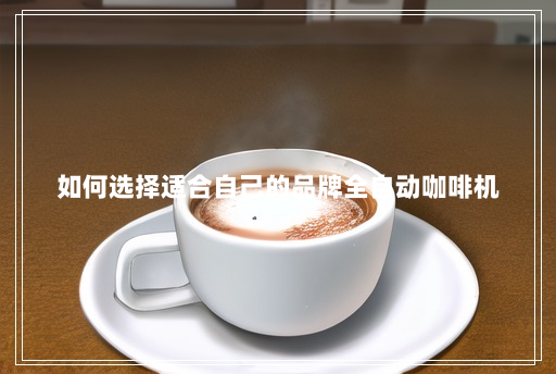 如何选择适合自己的品牌全自动咖啡机 如何选择适合自己的品牌全自动咖啡机