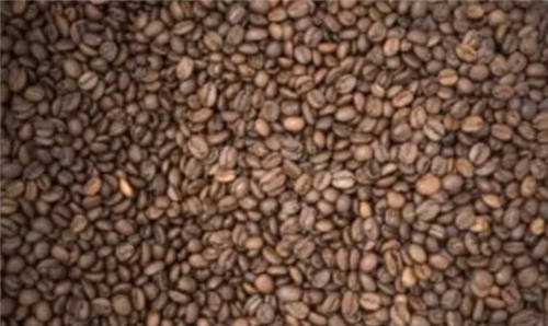 新鲜烘焙的咖啡豆